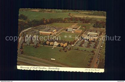 Spartanburg University of South Carolina aerial view
