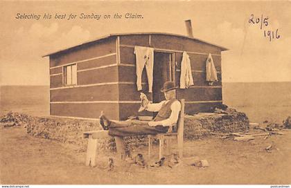 Usa - RAPID CITY (SD) Selecting his best for Sunday on the Claim - Publ. S. A. Longnecker & Co. 1185