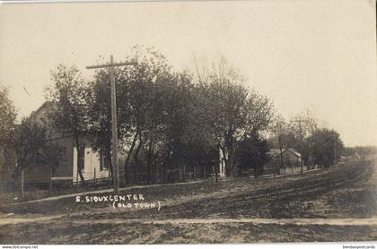 Sioux Center, Iowa, Street Scene (1910s) RPPC Postcard