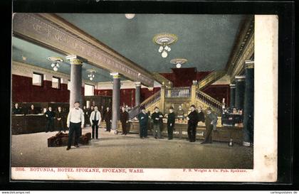 AK Spokane, WA, Rotunda, Hotel Spokane