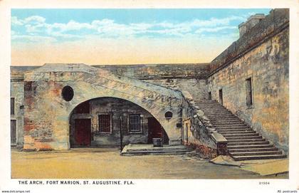 B513 US The Arch Fort Marion St Augustine Florida postcard