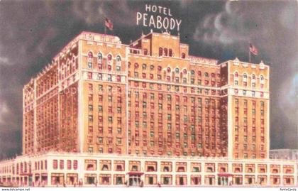 Memphis Tennessee Hotel Peabody Illustration