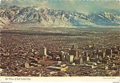 Salt Lake City Utah USA Air View of Salt Lake City