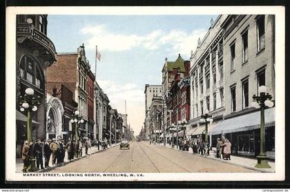 AK Wheeling, VA, Market Street, looking North
