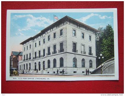 ETATS-UNIS - LYNCHBURG - U. S. POST OFFICE , LYNCHBURG, VA   -