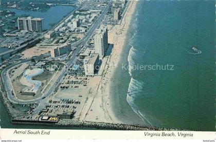Virginia Beach Virginia USA Aerial view South End