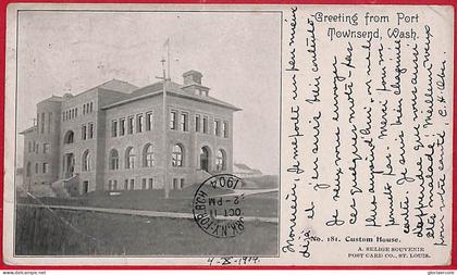ak8510 - USA - VINTAGE POSTCARD -  Washington PORT TOWNSEND Custom House