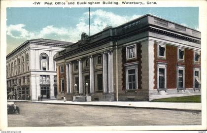 CPA Post Office and Buckingham Building Waterbury Conn