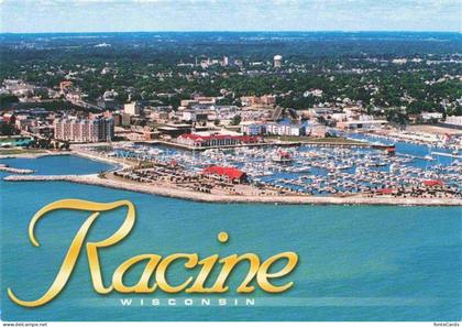Racine Wisconsin USA Hafen Fliegeraufnahme