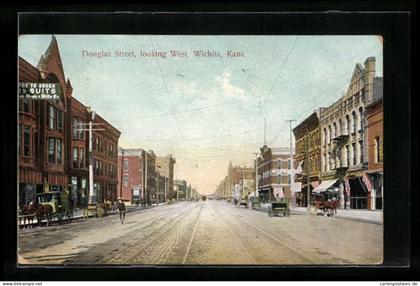 AK Wichita, KS, Douglas Street, looking West