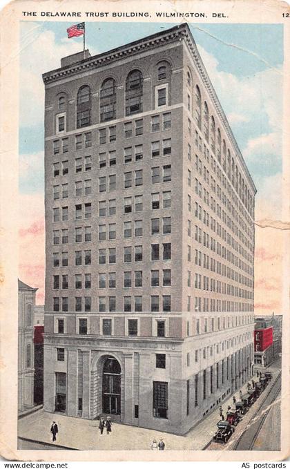 B535 US Delaware Trust Building Wilmington Delaware vintage postcard