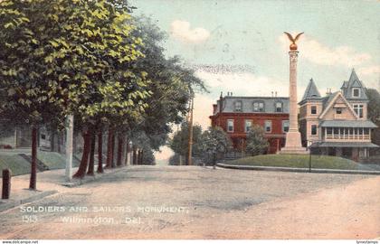 US Wilmington Delaware 1911 Soldiers and Sailors Monument vintage postcard