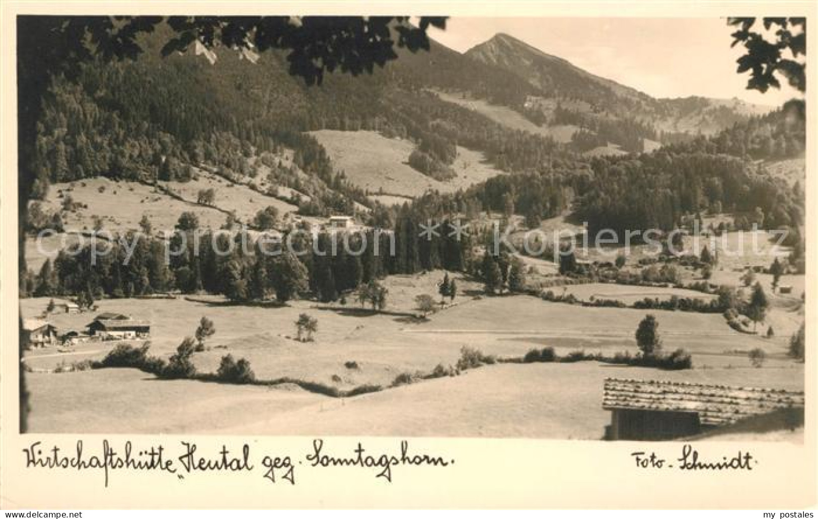 Unken Alpenwirtschaft Heutal mit Sonntagshorn