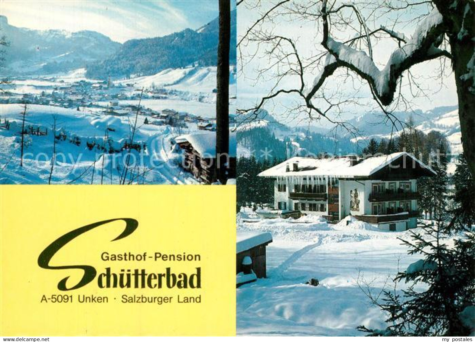 Unken Gasthof Pension Schuetterbad Winter