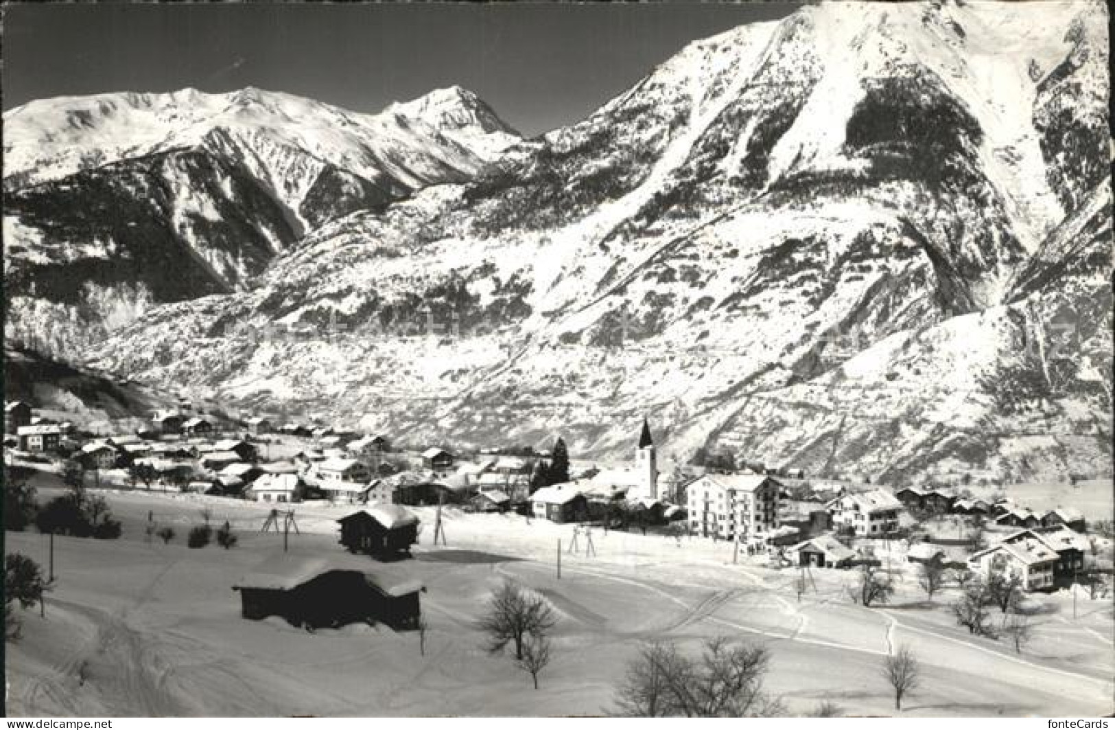 Unterbach BE Balmhorn Winterlandschaft