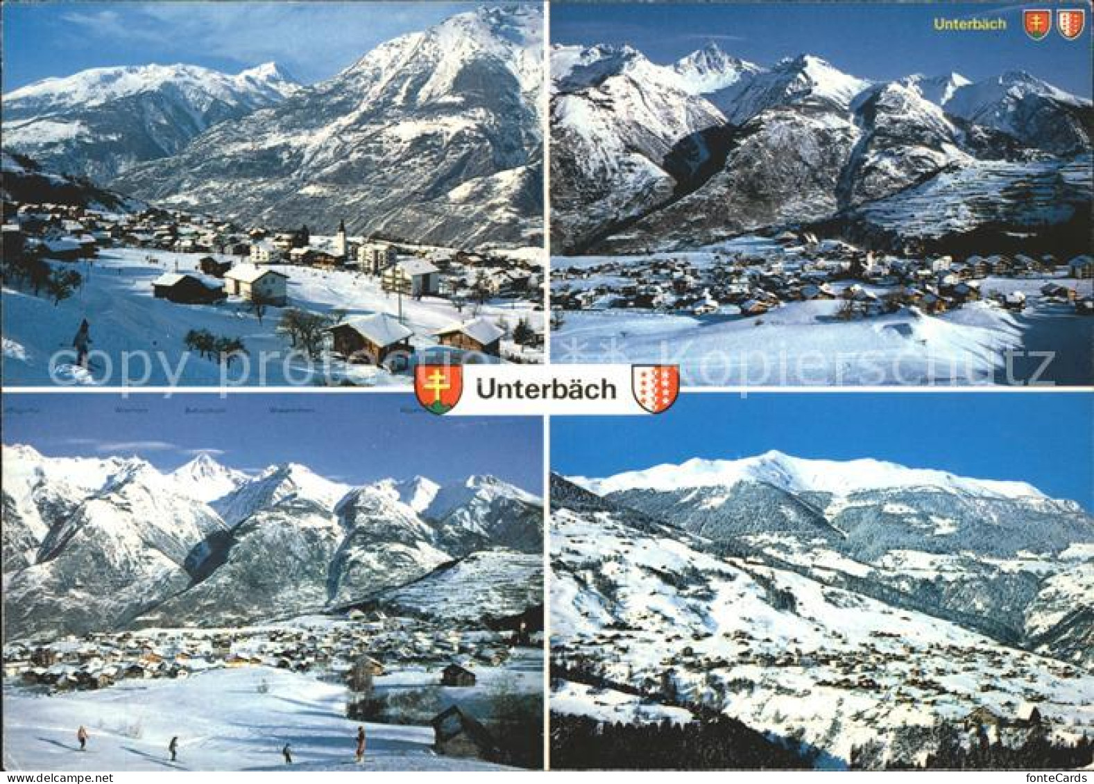 Unterbaech mit Balmhorn Unterbaech Bietschhorn Brand Ginals