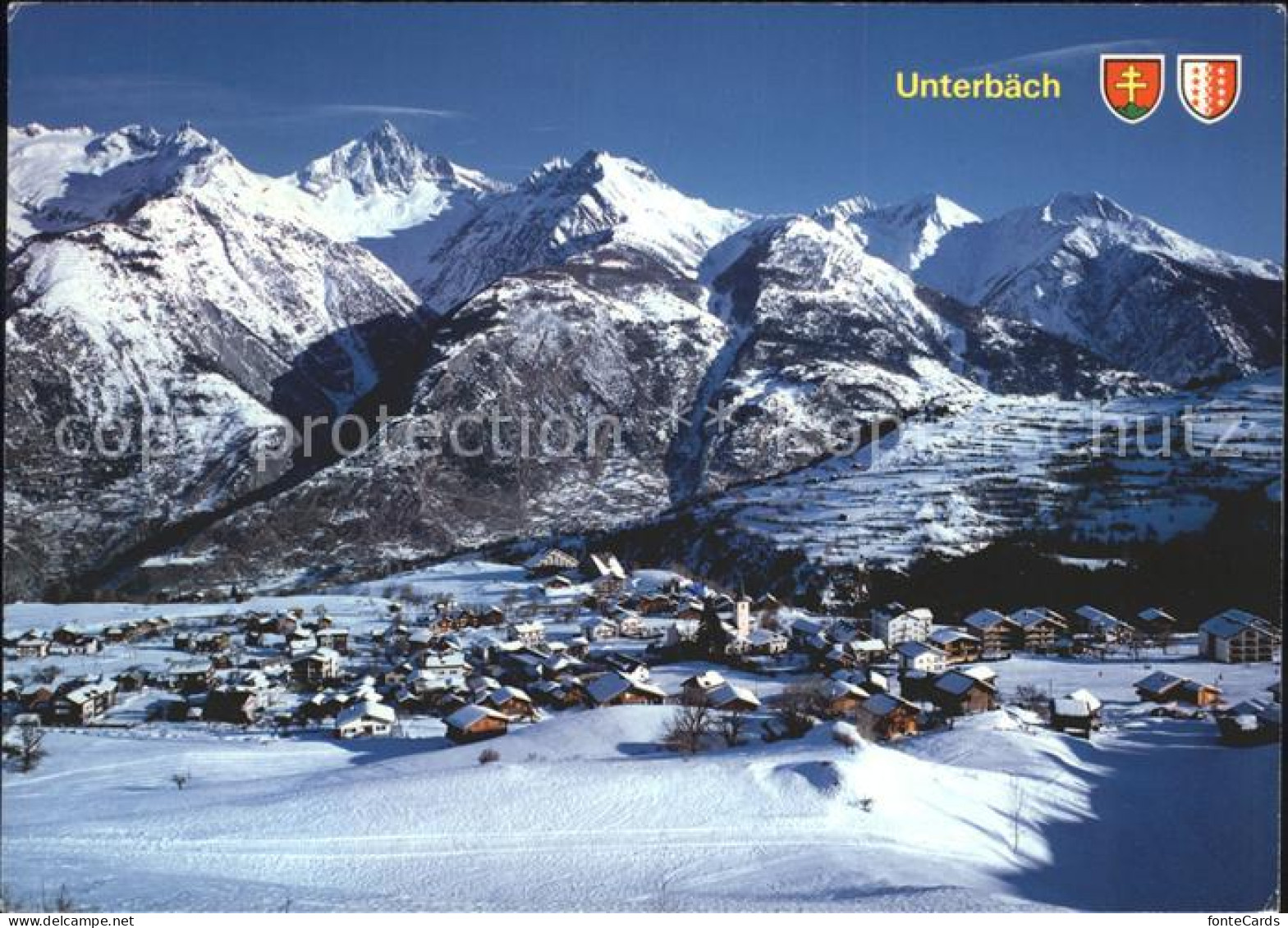 Unterbaech mit Bietschhorn