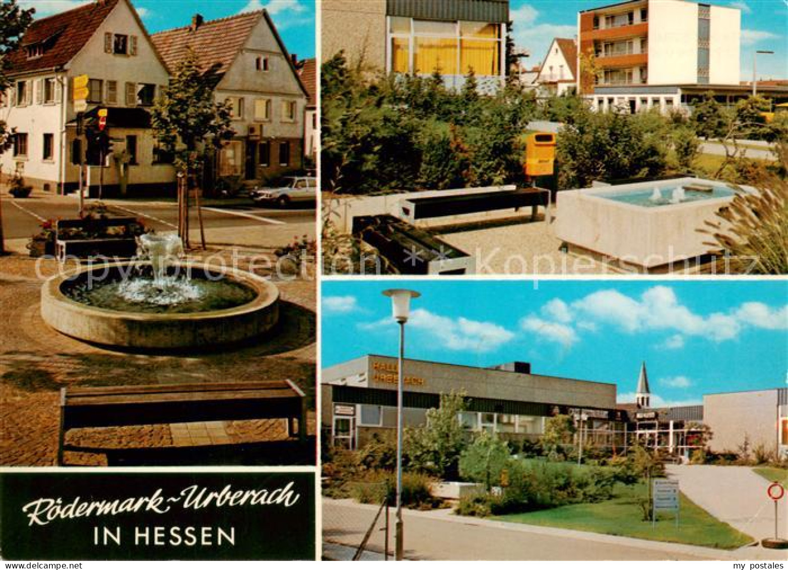 Urberach Roedermark Brunnen Park Urberach Halle