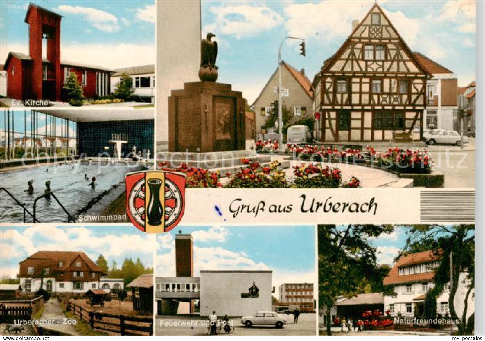 Urberach Roedermark Ev Kirche Schwimmbad Urberacher Zoo Feuerwehr und Post Natur