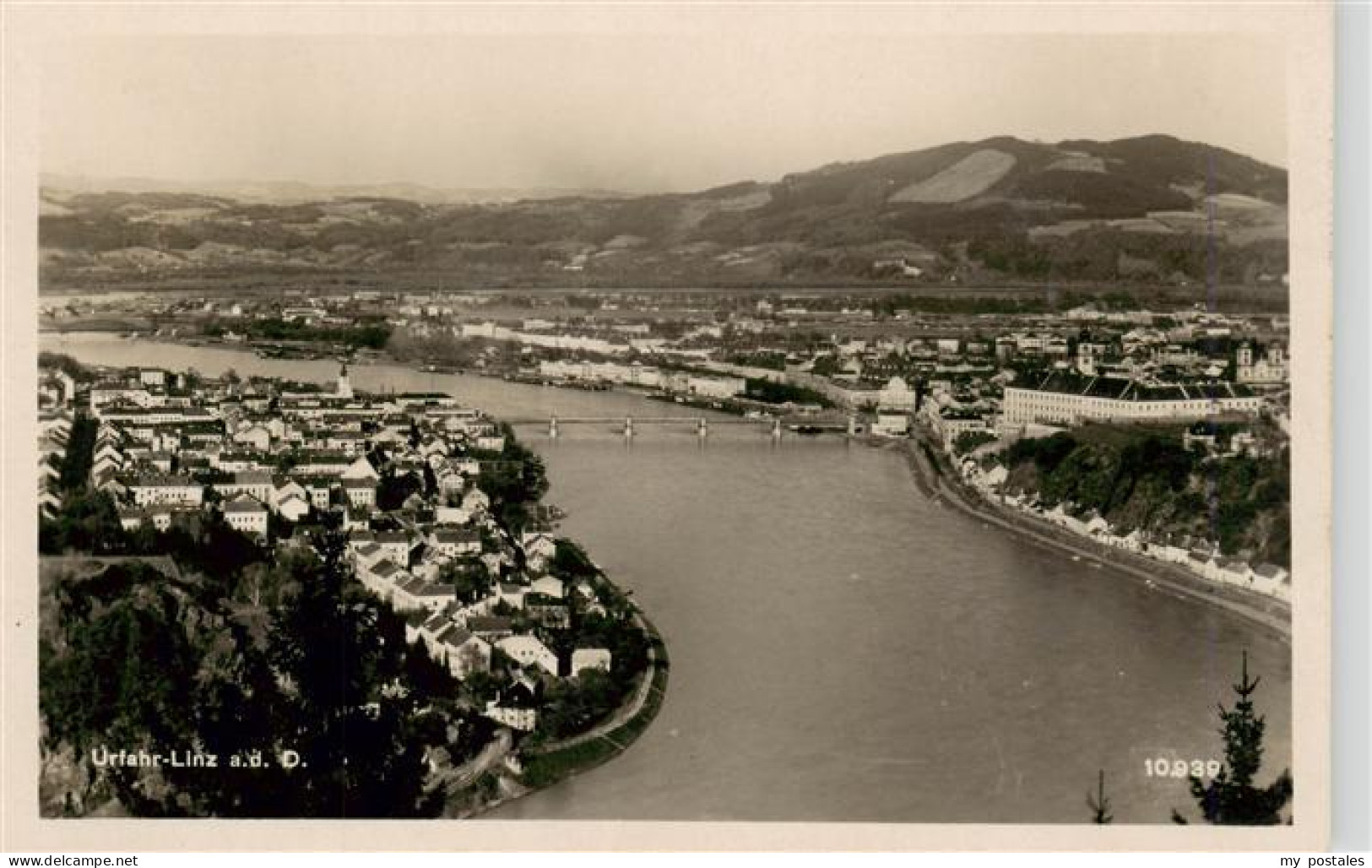 Urfahr Linz Donau Fliegeraufnahme
