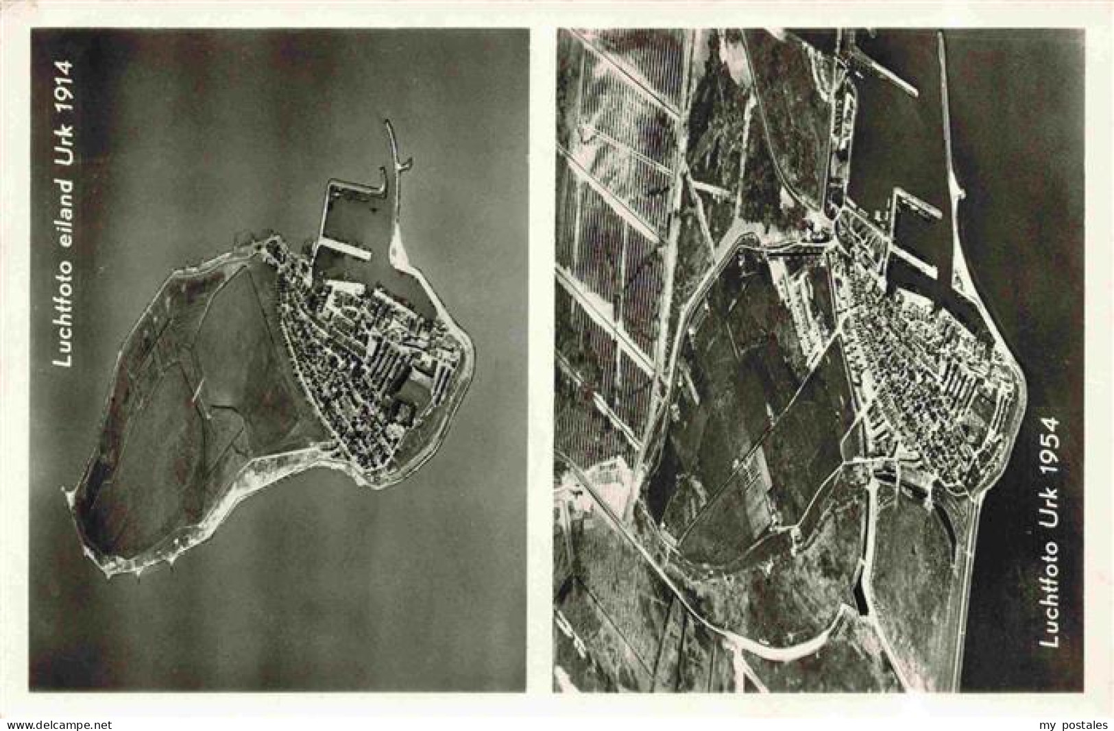 Urk Flevoland NL Fliegeraufnahme