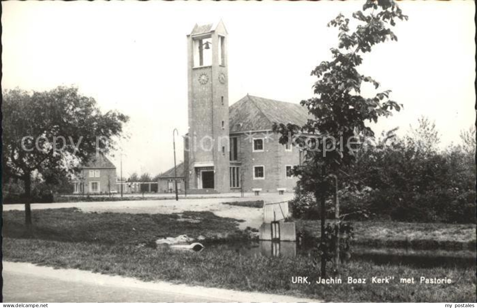 Urk Jachin Boaz Kerk Pastorie Kirche
