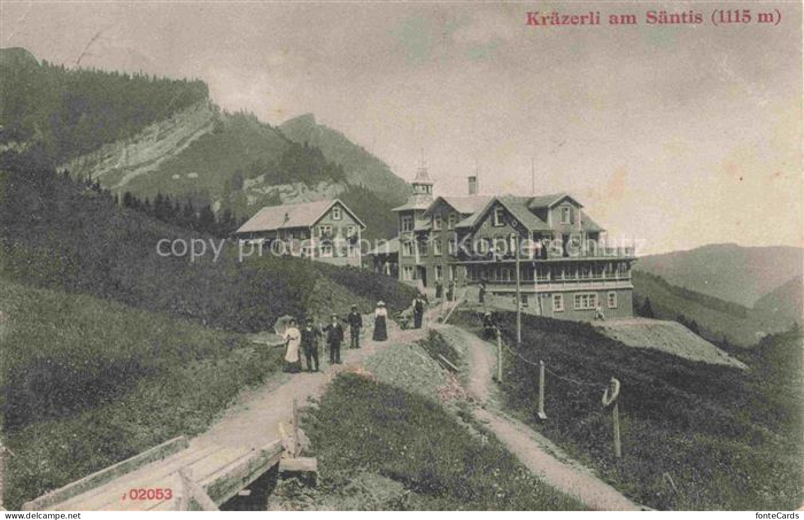Urnaesch Saentis AR Gasthaus Pension Kraezerli am Saentis Appenzeller Alpen