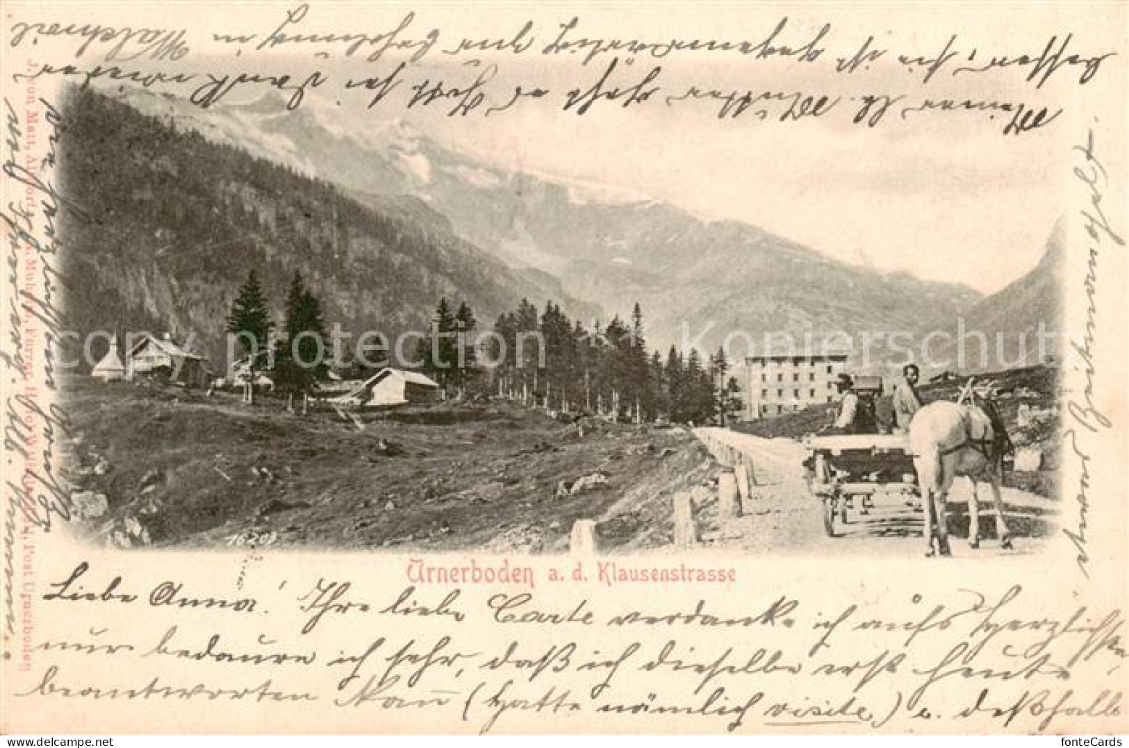 Urnerboden Spiringen UR an der Klausenstrasse