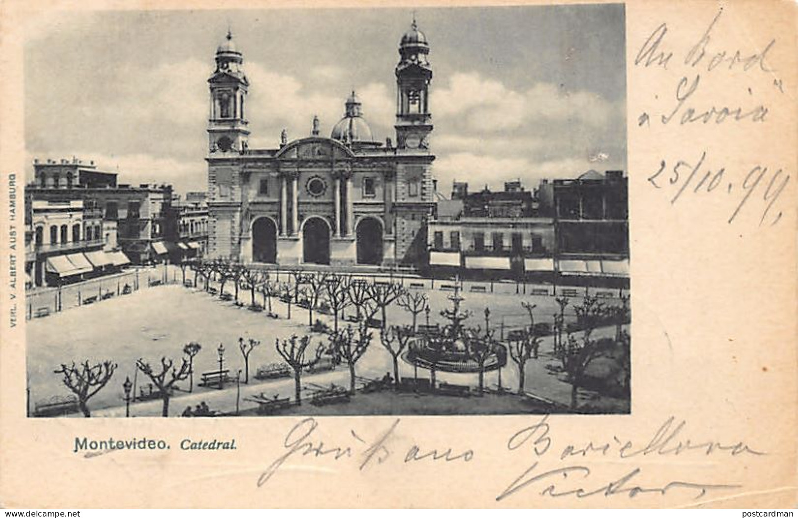 Uruguay - MONTEVIDEO - Catedral - Ed. Albert Aust