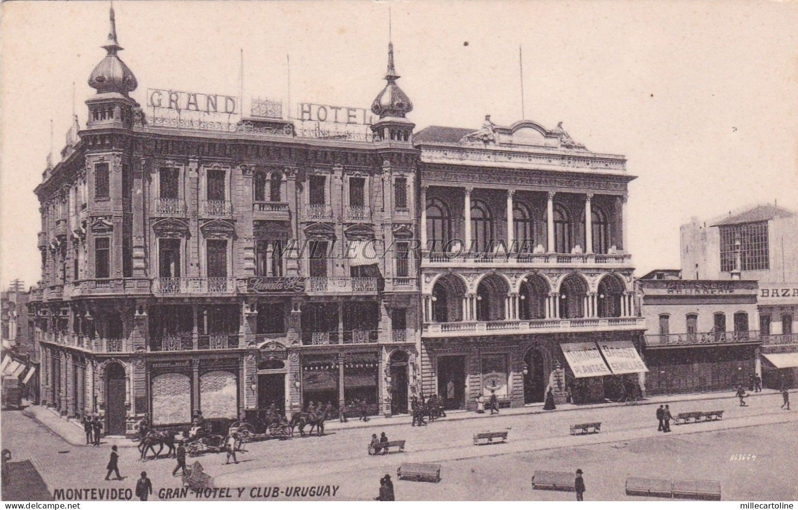 URUGUAY - Montevideo - Gran-Hotel y Club Uruguay