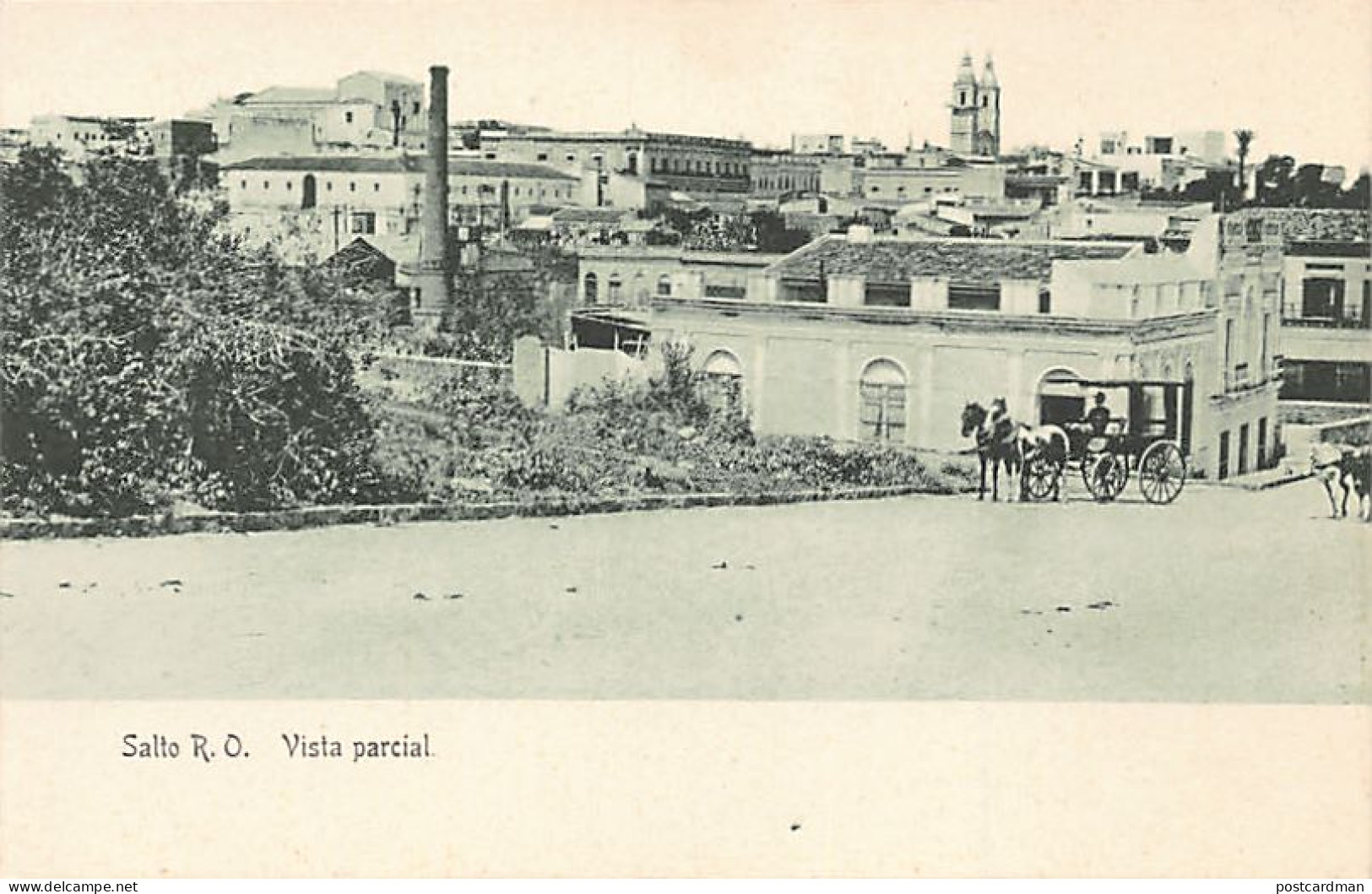 Uruguay - SALTO - Vista parcial - Ed. Libreria y Bazar Aurelio Cuenca 520