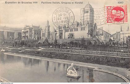 Uruguay - El pabellón uruguayo en la Exposición Internacional de Bruselas (Bélgica) de 1910 - Ed. Valentine & Sons 1080
