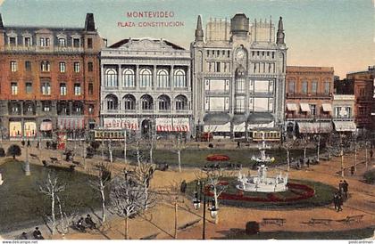 Uruguay - MONTEVIDEO - Plaza Constitucion - Ed. desconocido