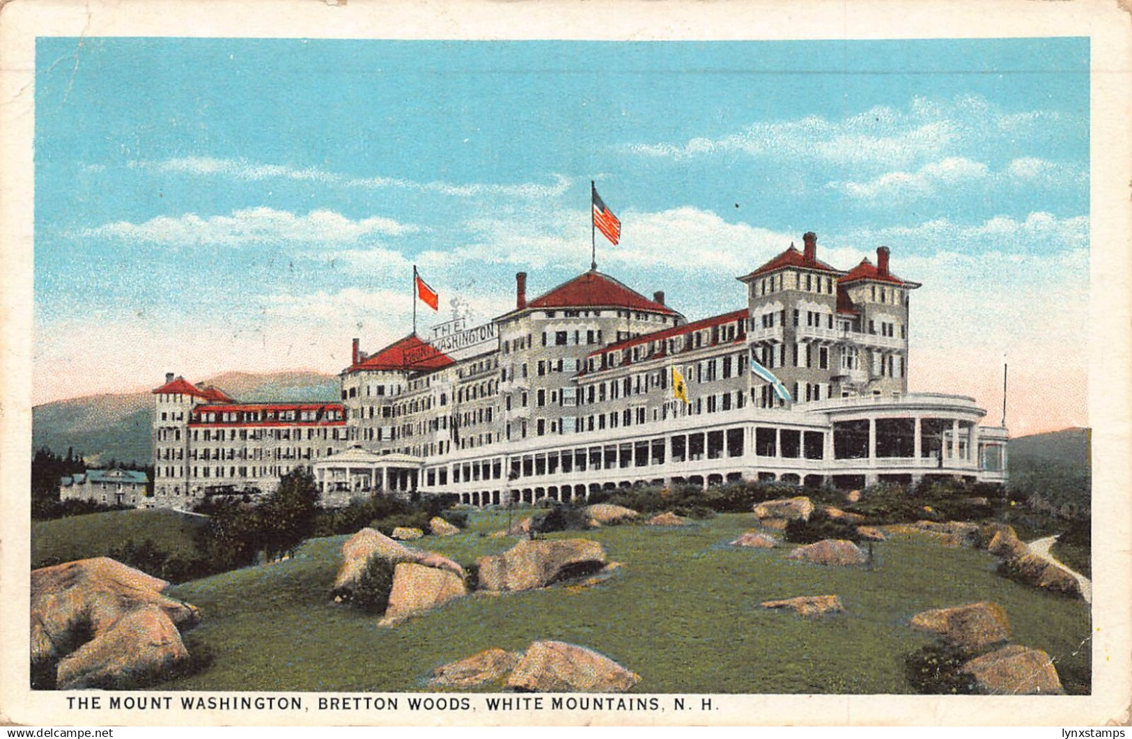 US 1925 Mount Washington Bretton Woods White Mountains New Hampshire postcard