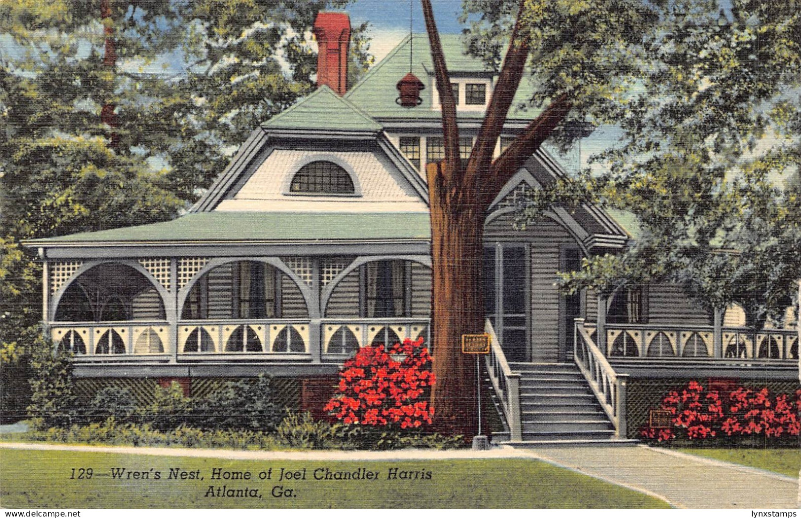 US Atlanta Georgia Wren's Nest Home of Joel Chandler Harris postcard