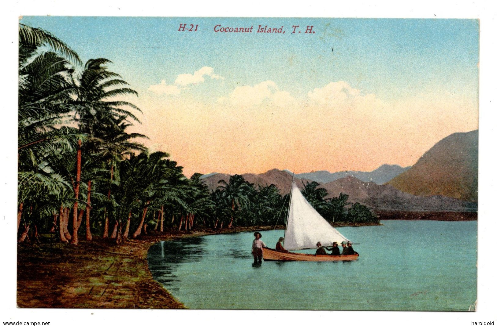 US POSTCARD - HAWAII - COCONUT ISLAND