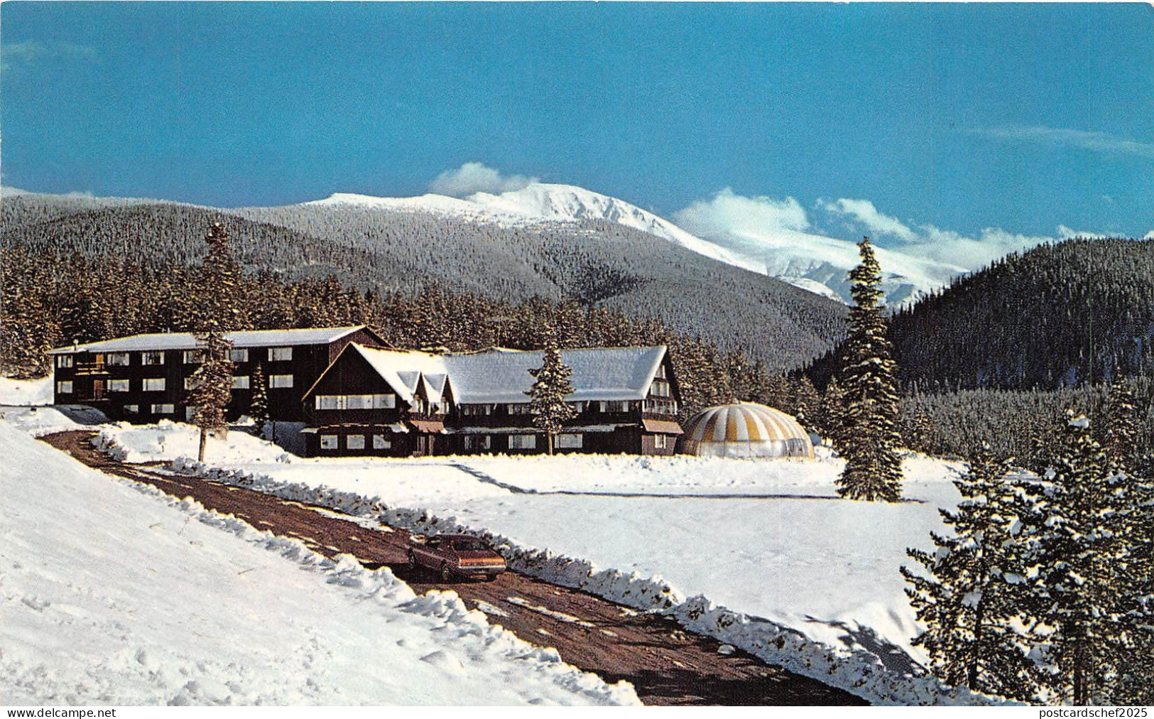 US16 USA CO High Country Inn Winter Park Colorado ski resort view