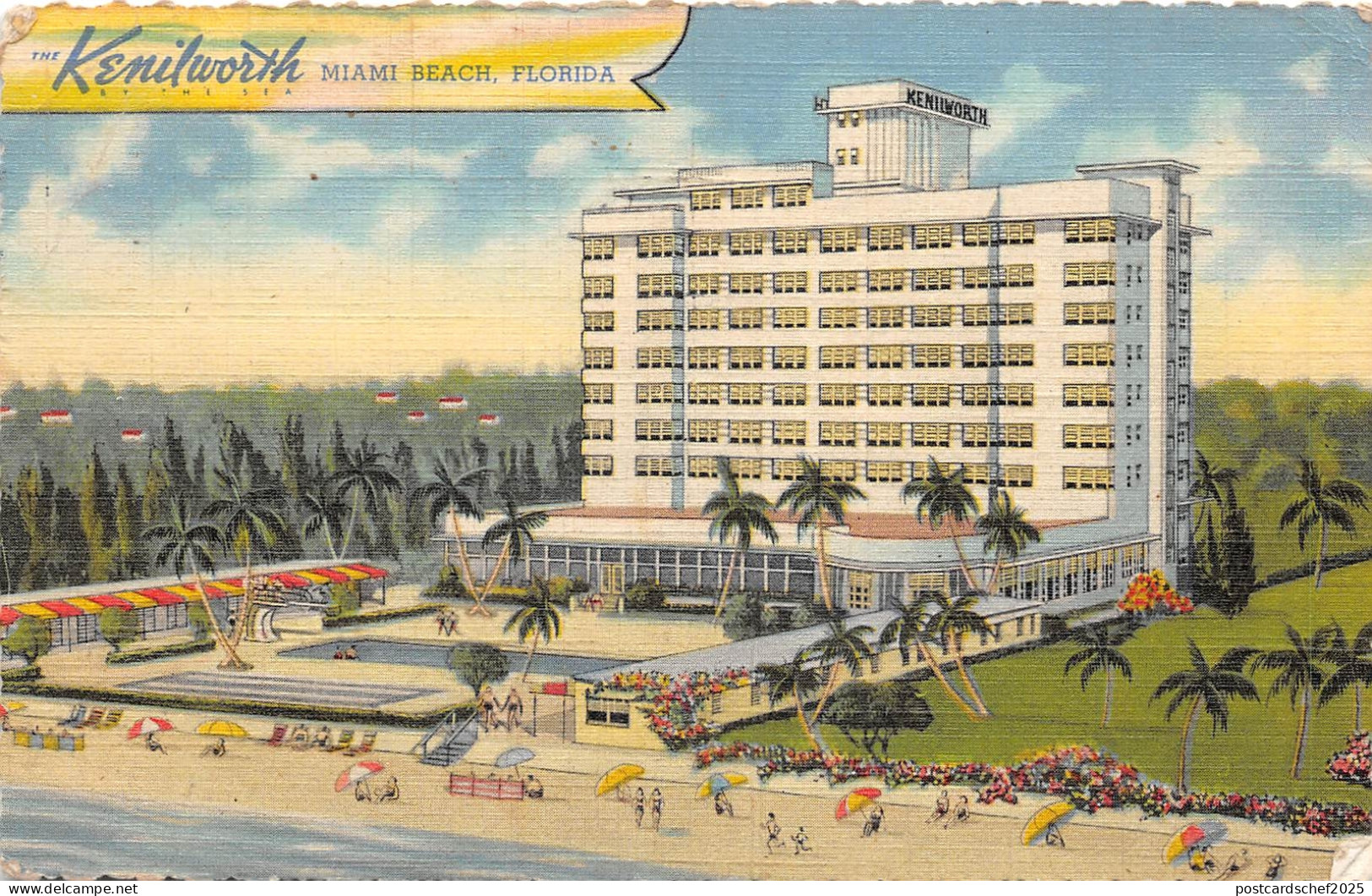 US16 USA FL Kenilworth hotel oceanfront Miami beach 1948 florida