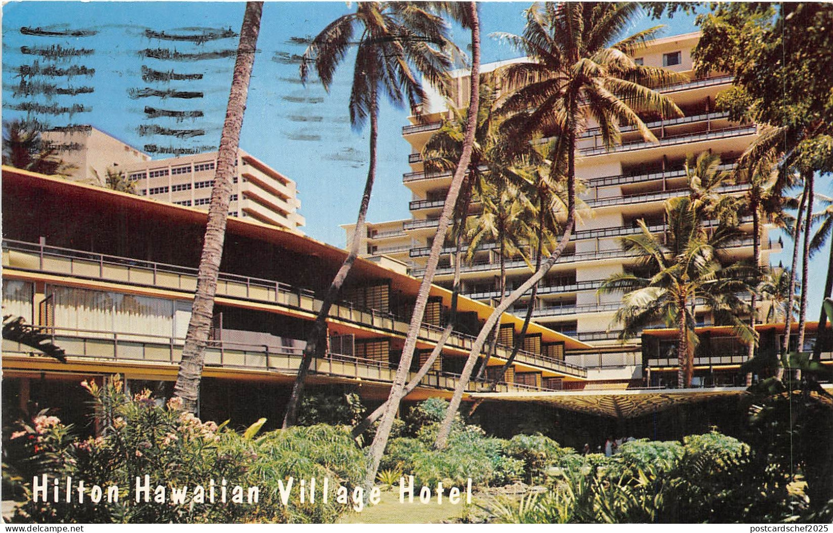 US16 USA HI Honolulu Hawaii Hilton village hotel 1969 hawai