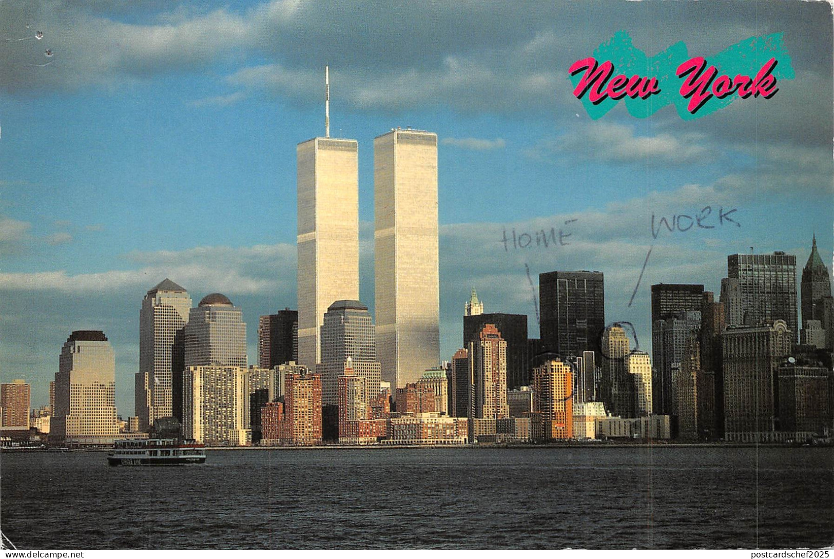 US22 USA NY Downtown Manhattan WTC 1994 twin towers world trade center