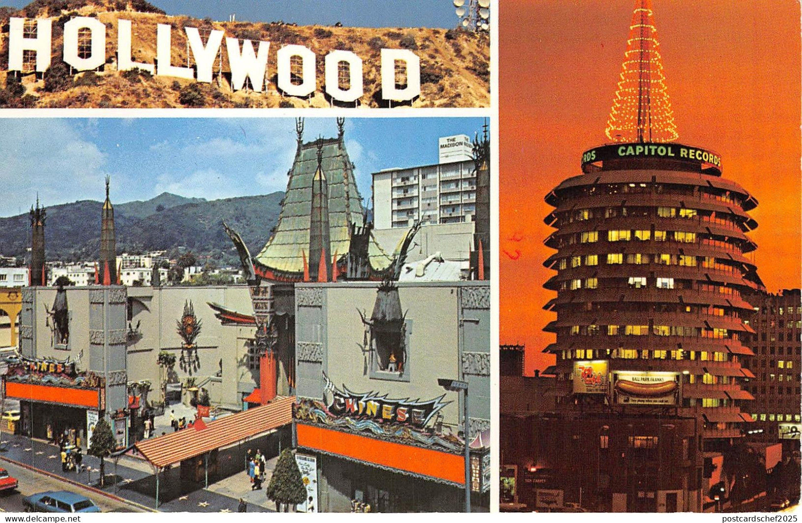 US3 USA CA Hollywood California 1981multi view chinese theatre