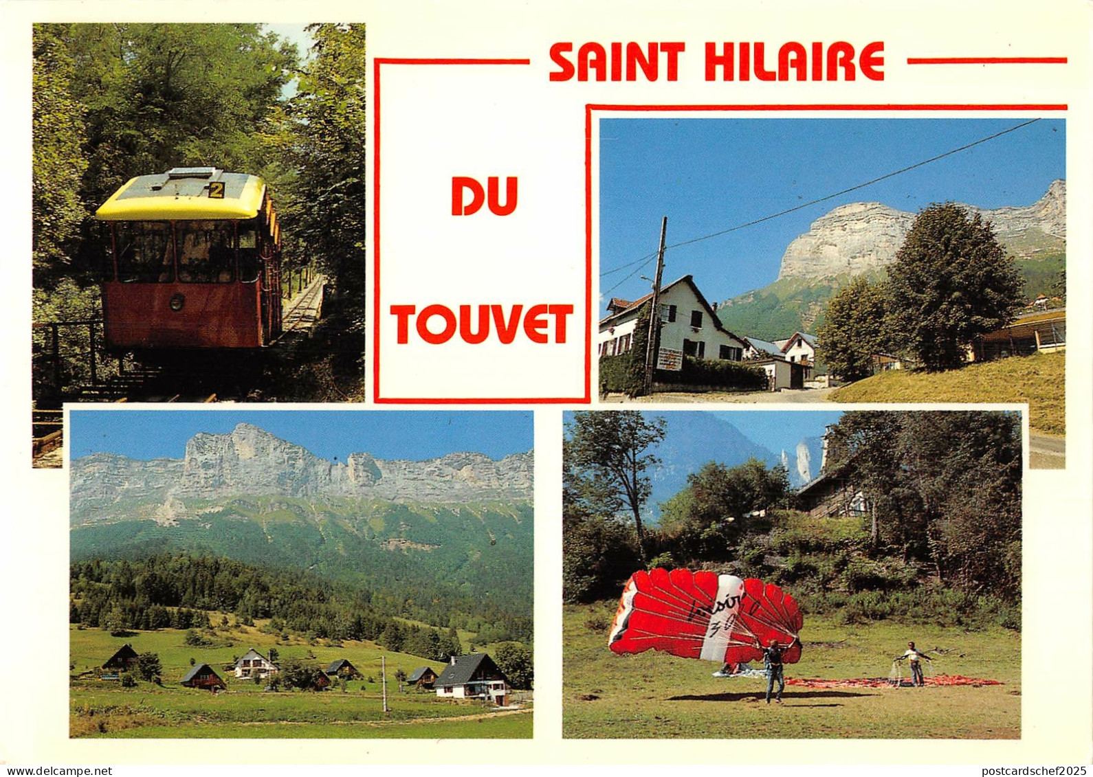 US4477 France Saint Hilaire du Touvet Gites de France Funiculaire paragliding