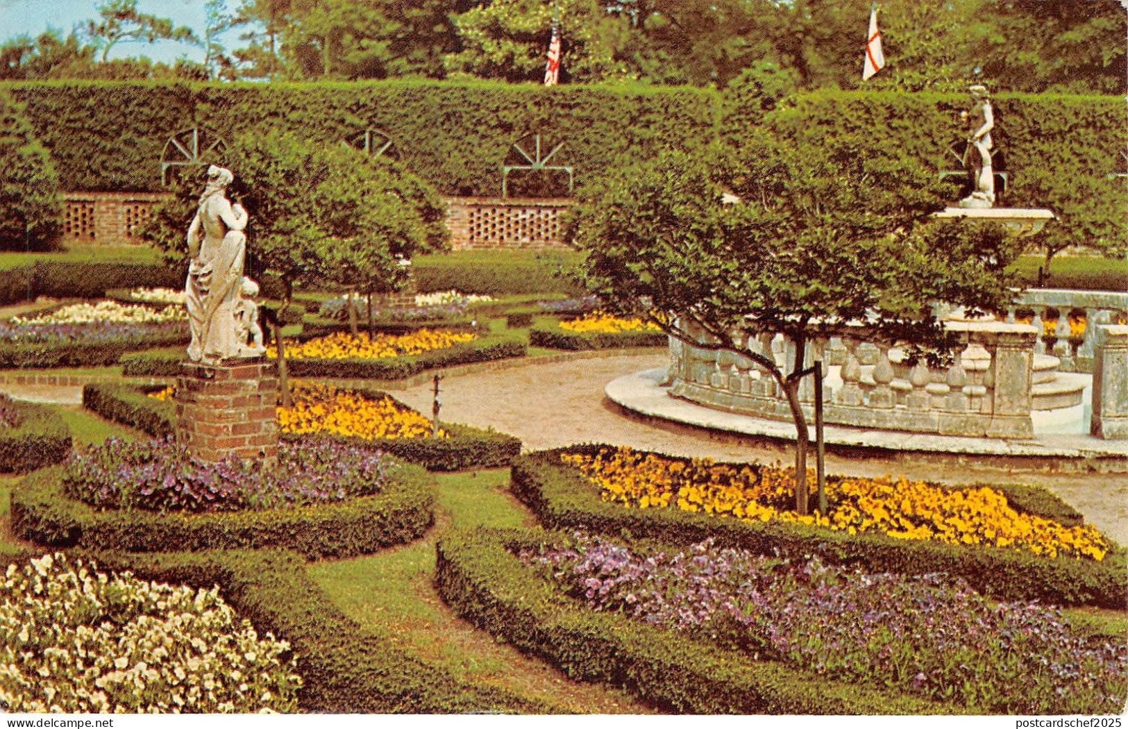 US50 USA NC North Carolina outer banks Knot garden Elizabethan garden