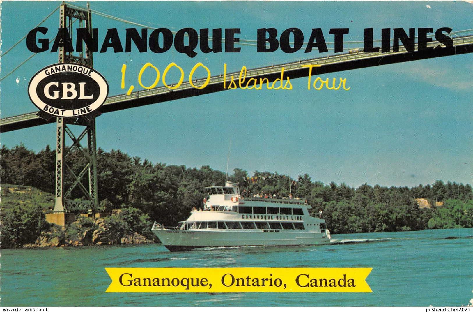US5201 gananoque boat lines ontario ship gbl boat line canada