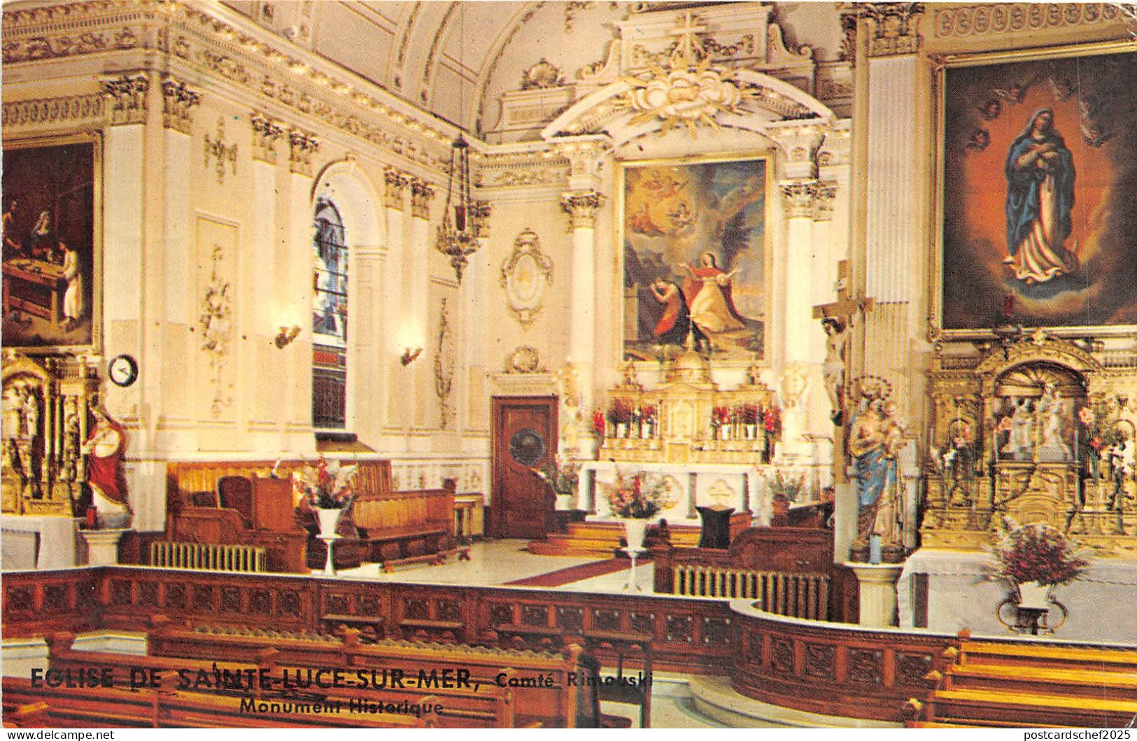 US5282 eglise de sainte luce sur mer comte de rimouski the church  canada