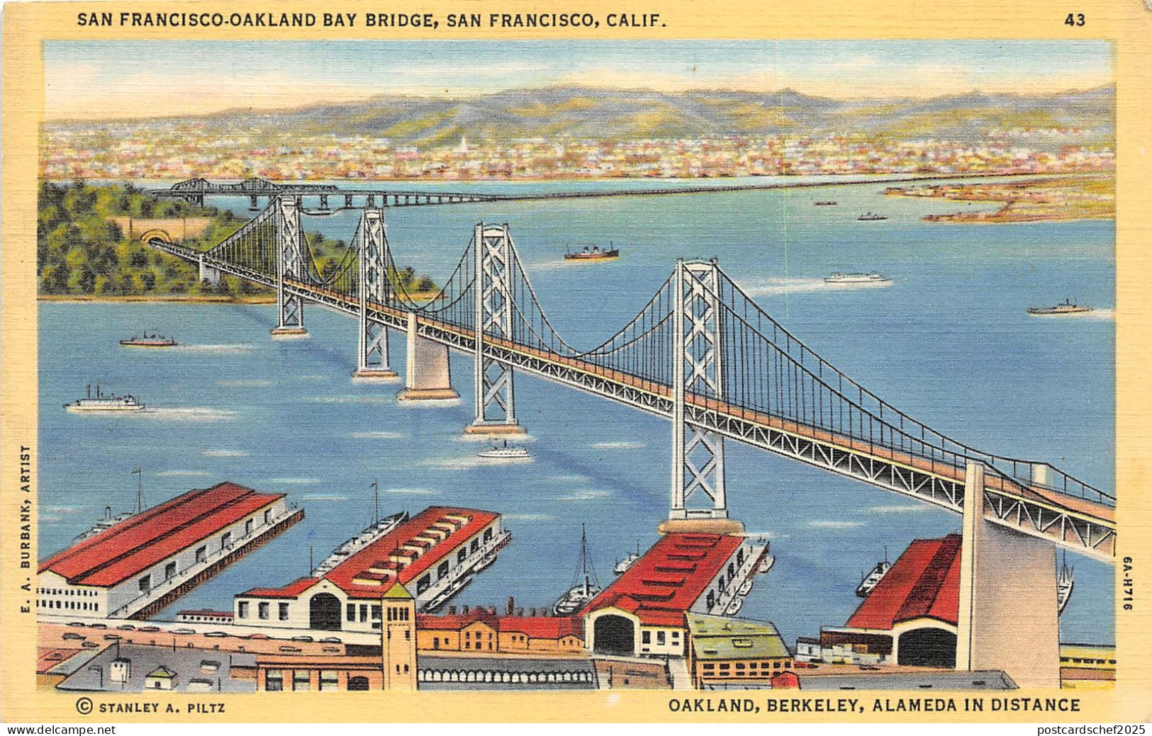 US5937 san francisco oakland bay bridge san francisco california  usa