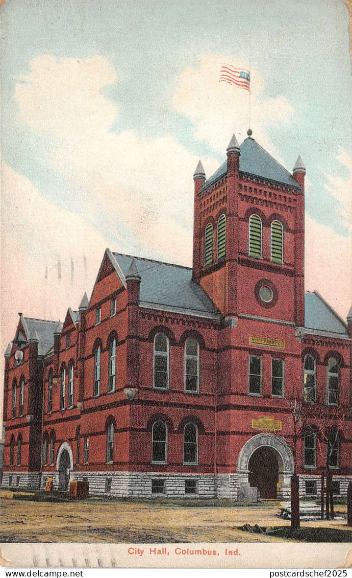 US6331 city hall columbus ind  usa