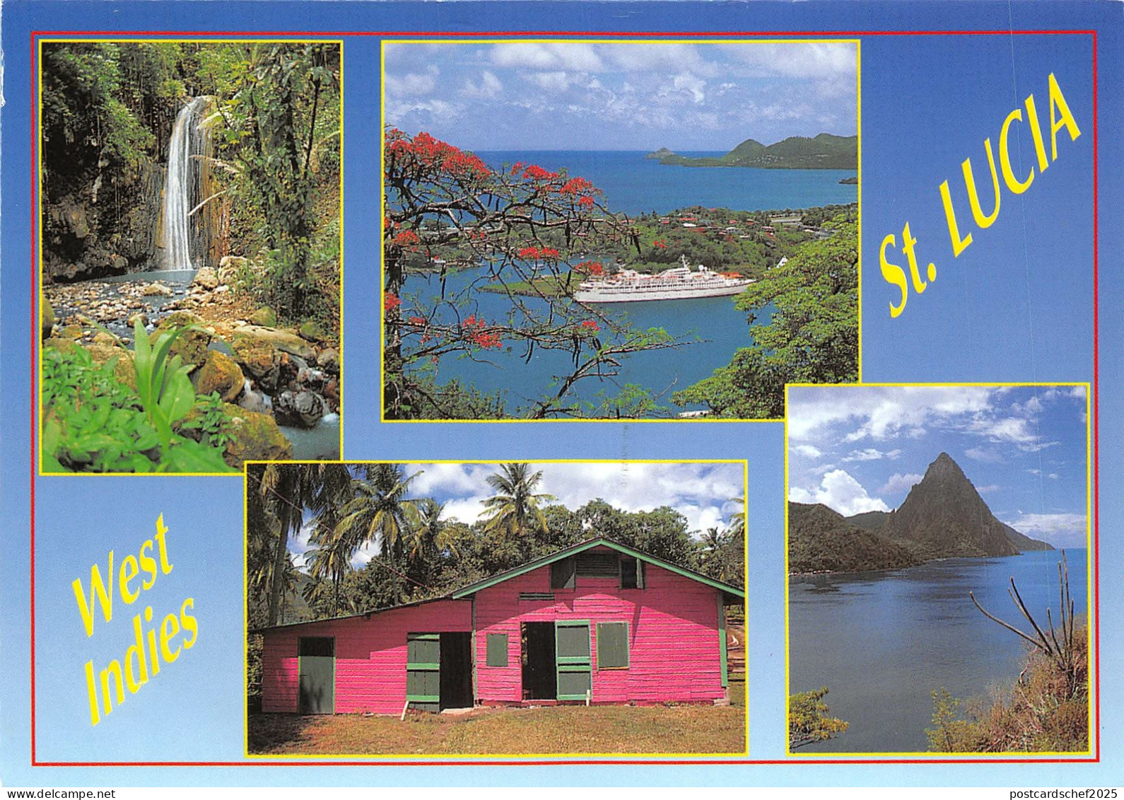 us7988 west indies st lucia  Caribbean Sea