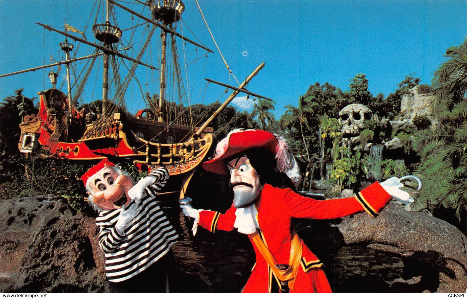 USA ANAHEIM DISNEYLAND Anaheim, CA 92802, États-Unis CAP'N HOOK (Scan R/V) N° 7 \MR8058