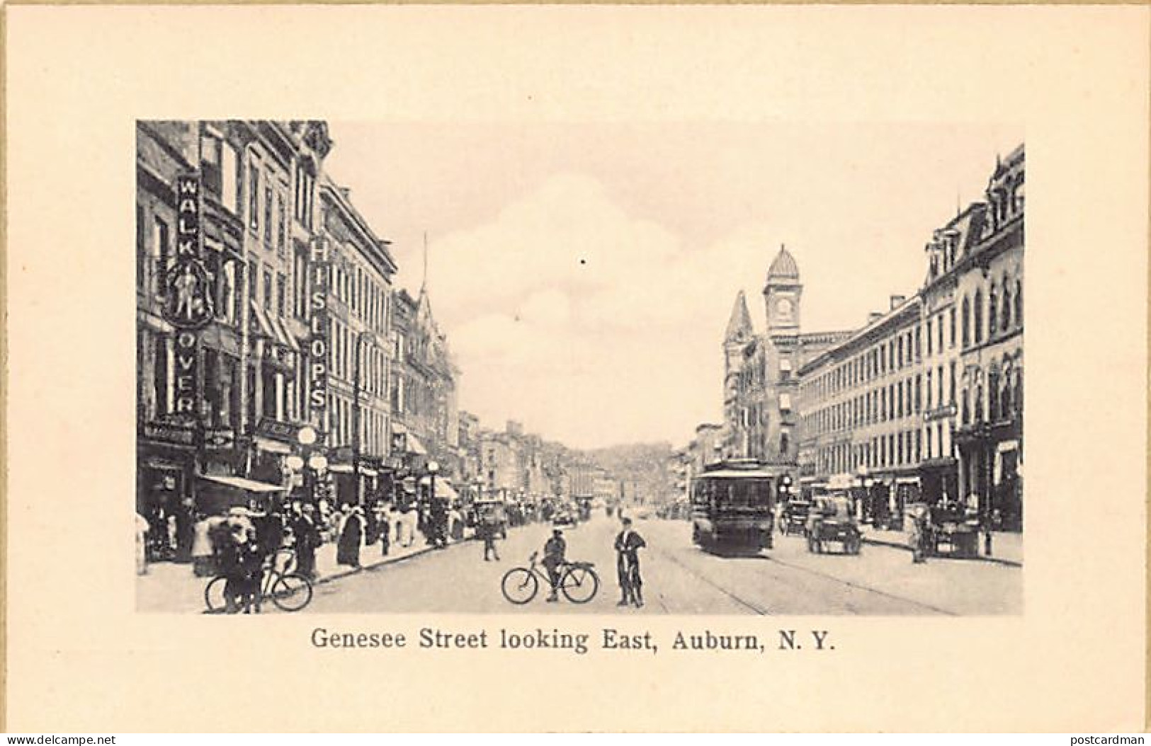 Usa - AUBURN (NY) Genesee Street looking East